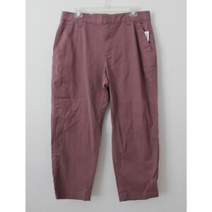 Old Navy Womens High Wisted OGC Chino Tapered Straight Pants Skylark Sz L Petite